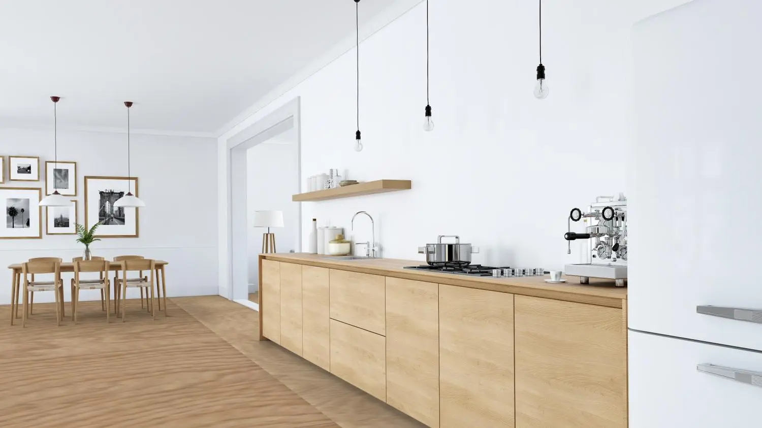 TER HÜRNE Panele winylowe na klick Dąb Dublin szczotkowane deski w stylu rustykalnym Comfort Wood 