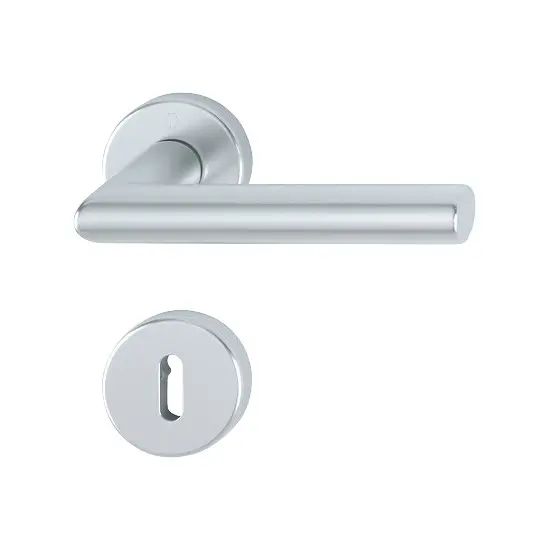 Zdjęcie klamki Amsterdam, aluminium, rozeta okrągła - HOPPE