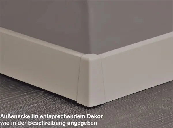 Neutralny narożnik zewnętrzny (srebrny szczotkowane) SKL 60 - ter Hürne