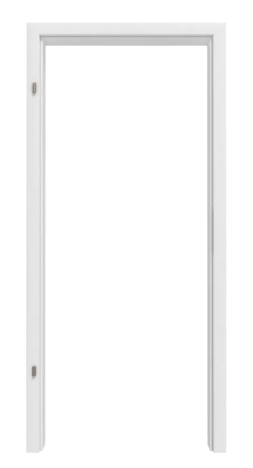 HÖRMANN Ościeżnica do drzwi wejściowych do mieszkania, biel Bali, Duradecor, z zaokrągloną krawędzią