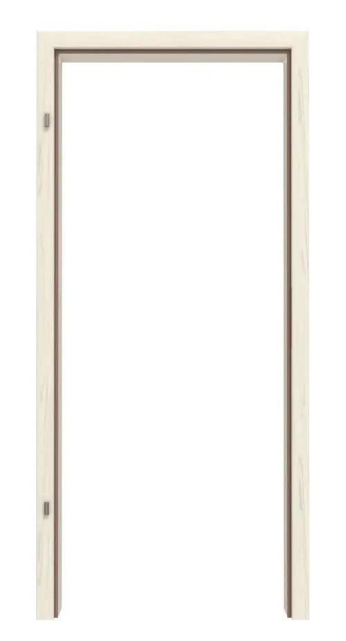 Zdjęcie z przodu: modrzew lazurowany Basic Durat ościeżnica drewniana do drzwi przeciwpożarowych (zaokrąglona krawędź) - Huga