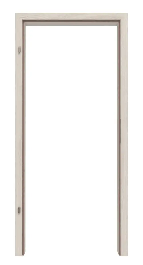Zdjęcie z przodu dąb lazurowany Basic Durat ościeżnica drewniana do drzwi dymoszczelnych (zaokrąglona krawędź) - Huga