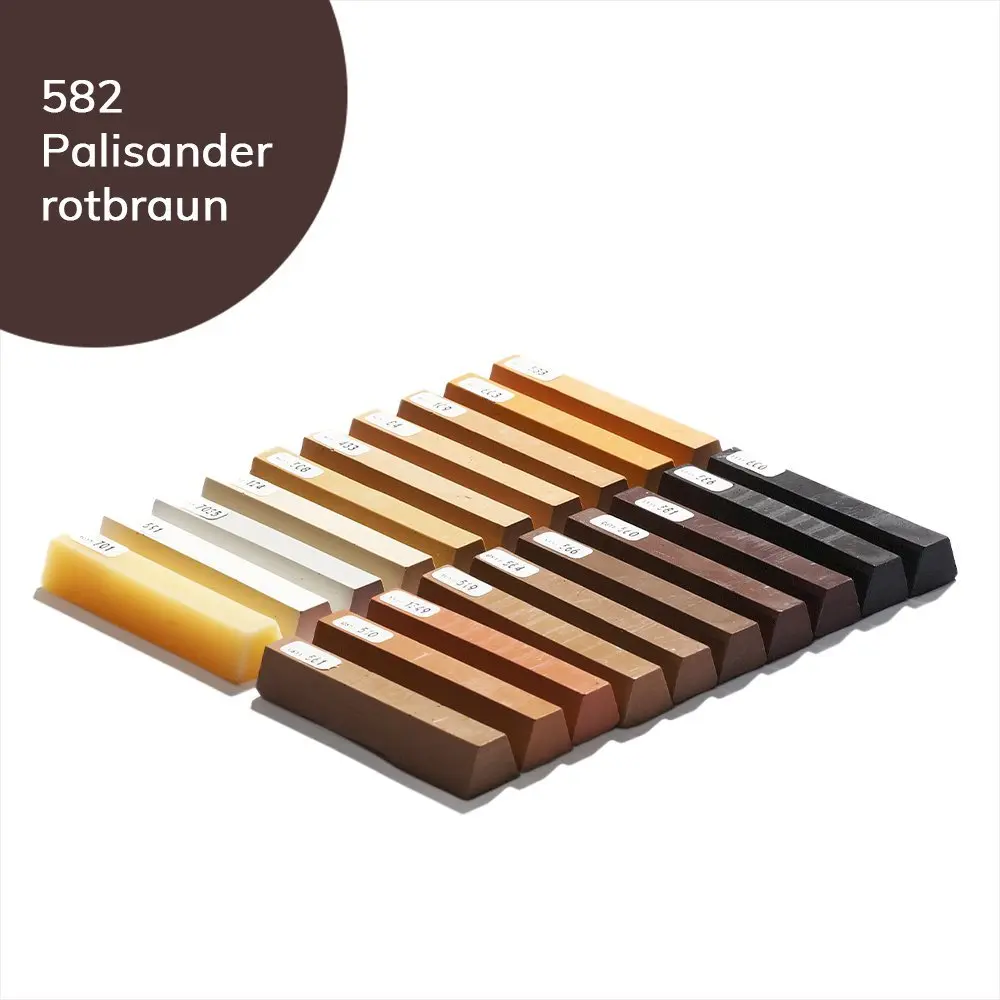 Wosk twardy 120 Palisander brązowy czerwony-582 pojedynczy uchwyt - Bao Chemie