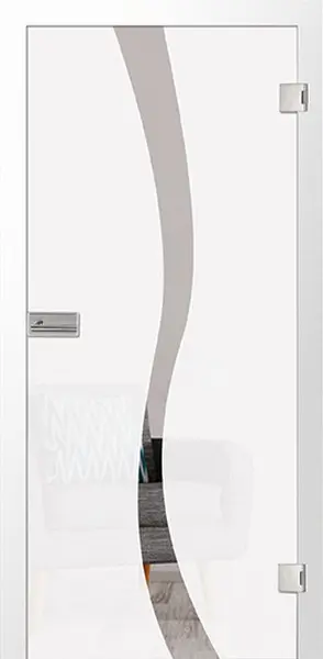 Zdjęcie drzwi szklanych Bergamo Mattprint z przezroczystym motywem - Erkelenz