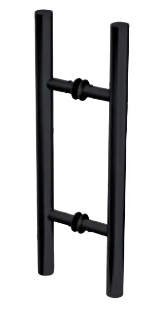 Zdjęcie: uchwyt drążkowy Milan obustronne zaokrąglone 400 mm w kolorze czarny - Erkelenz