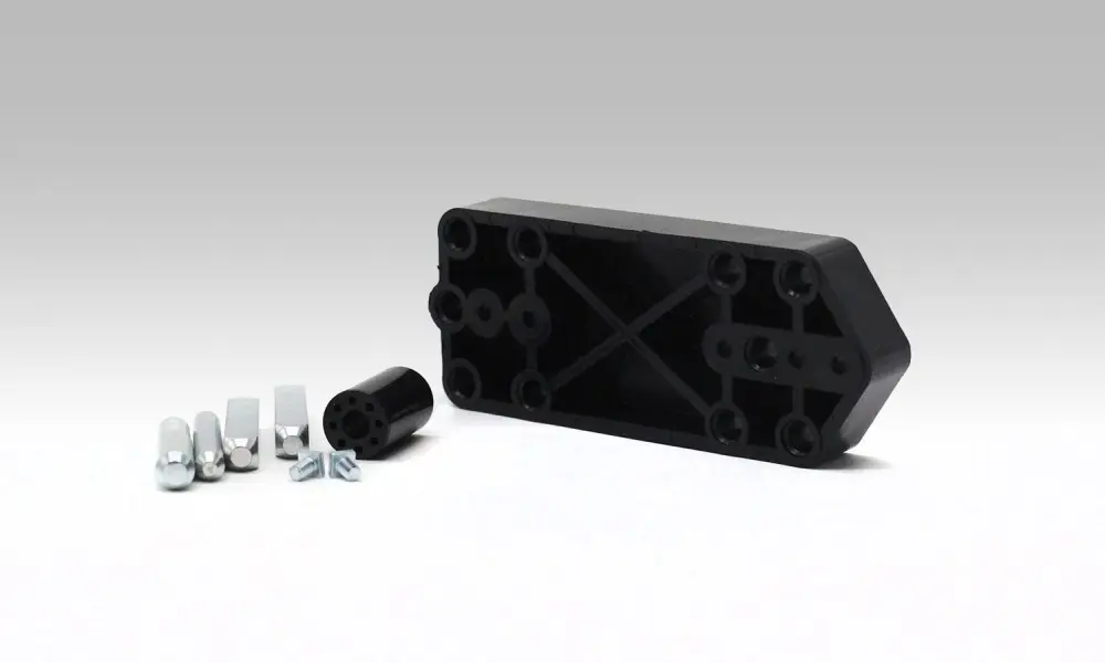 Szablon wiertarski do okuć rozetowych