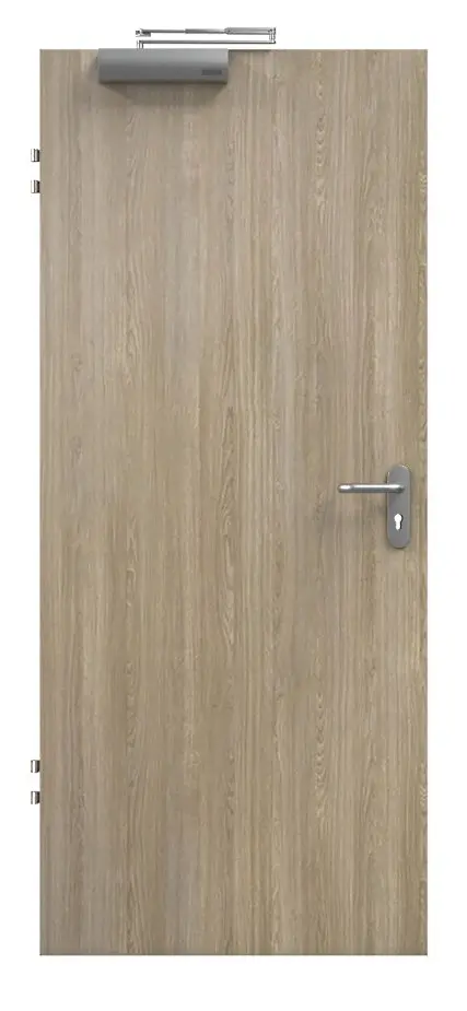 SCHÖRGHUBER drzwi przeciwpożarowe T30 CPL dąb szary struktura