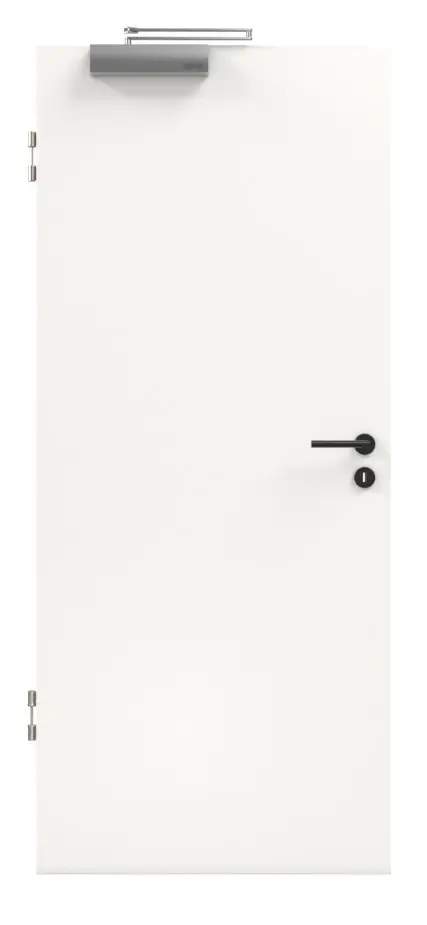 Zdjęcie drzwi przeciwpożarowe T30 biały lakier RAL 9016 Premium