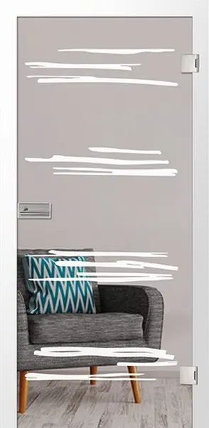 Zdjęcie szklanych drzwi Bukarest Mattprint z motywem matowym - Erkelenz