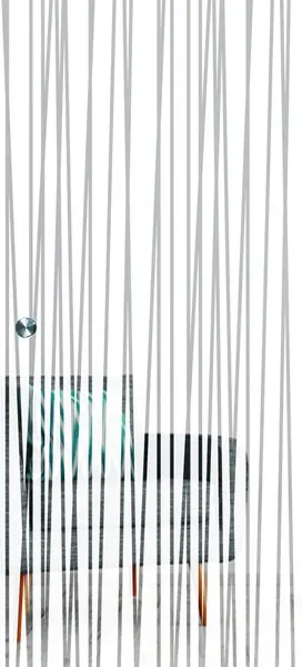 ERKELENZ szklane drzwi przesuwne Curtain matowe z motywem przezroczystym