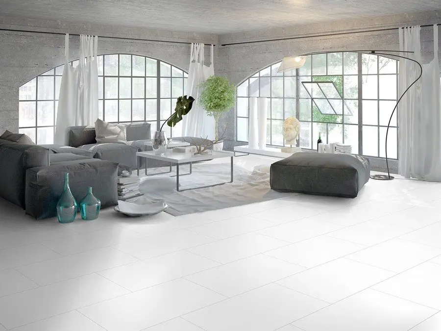 Widok podłogi dekoracyjnej Twojedrzwi24 Collection biel uni Neo Vario 60/30 Zdjęcie 1