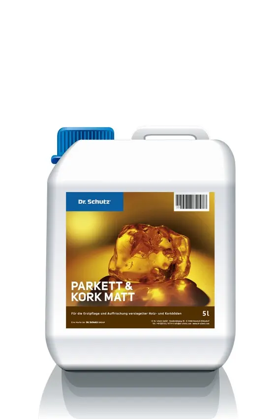 Widok środka do pielęgnacji matowej 5 l do parkietu i podłóg korkowych - Dr. Schutz