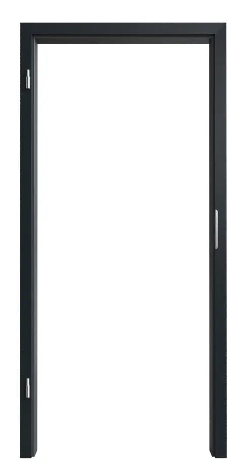 Ościeżnica WESTAG do pomieszczeń wilgotnych Grafit A 14 GetaLit HPL z prostokątną krawędzią