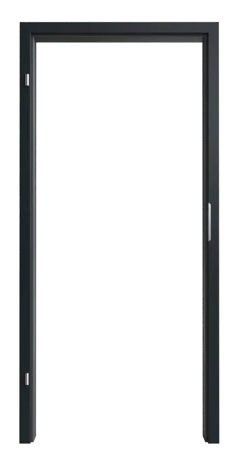 WESTAG ościeżnica do drzwi dymoszczelnych Grafit A 14 GetaLit HPL z prostokątną krawędzią