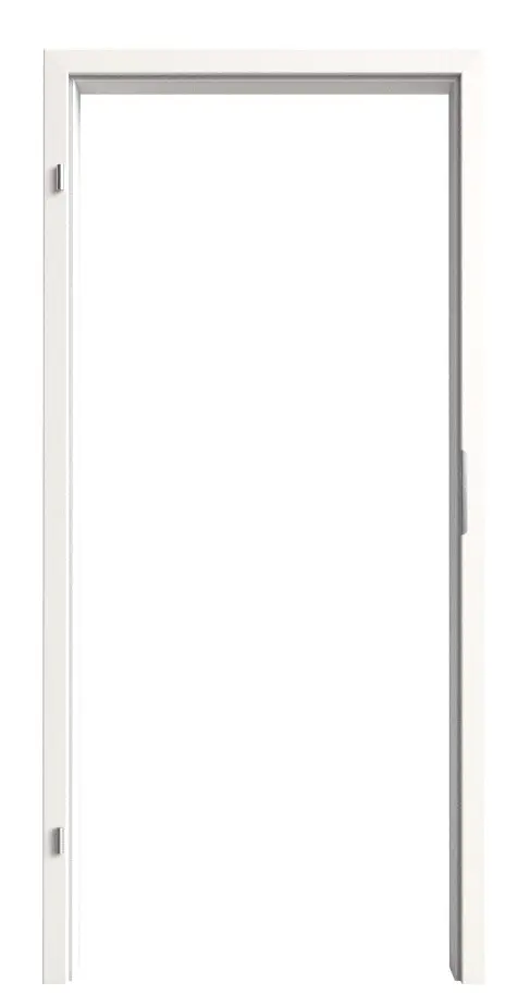 WESTAG ościeżnica do drzwi wejściowych do mieszkania biały sygnałowy A 224 GetaLit HPL z prostokątną krawędzią