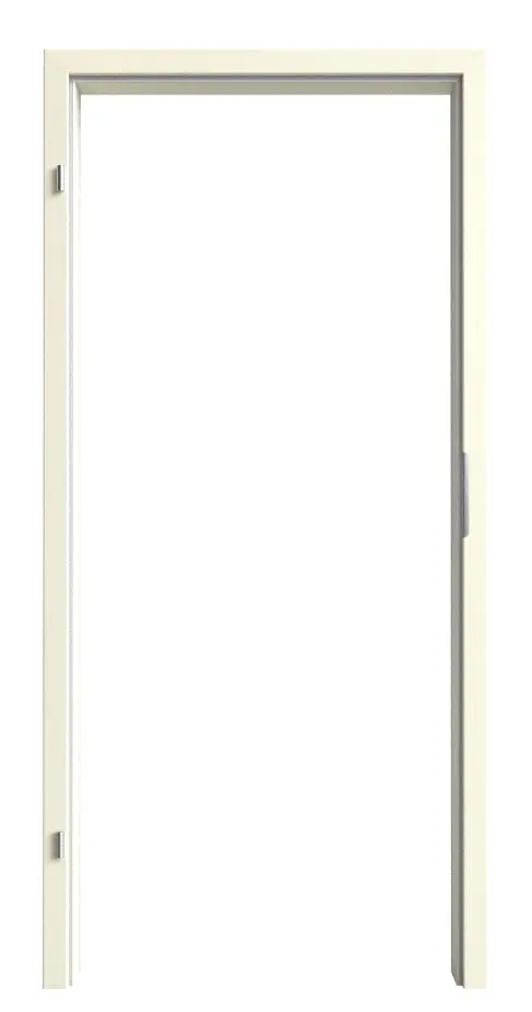 WESTAG ościeżnica do drzwi wejściowych do mieszkania Oyster white A 22 GetaLit HPL z prostokątną krawędzią