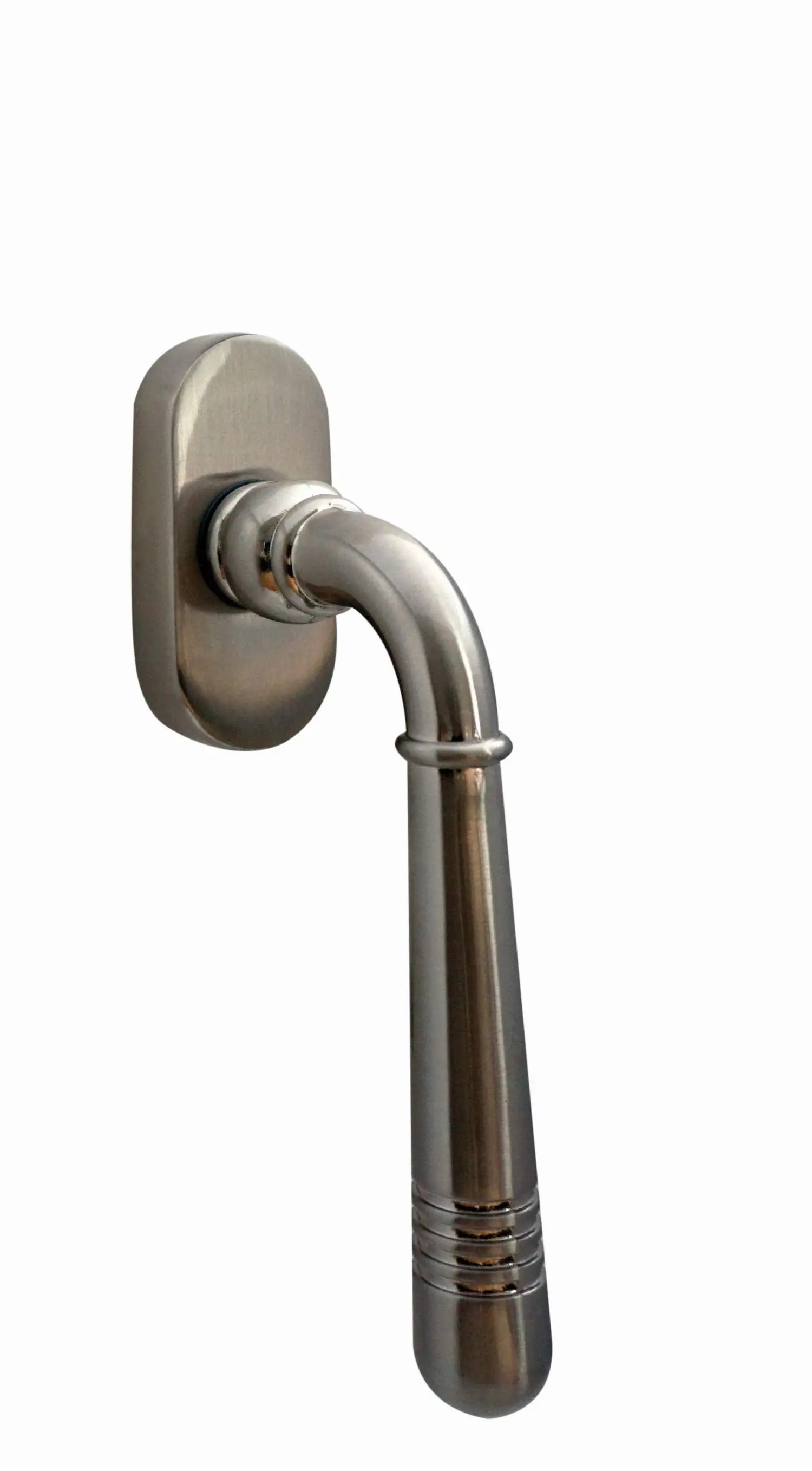 PROGRIFF klamka okienna Helena znal nikiel matowy owalne rozetki