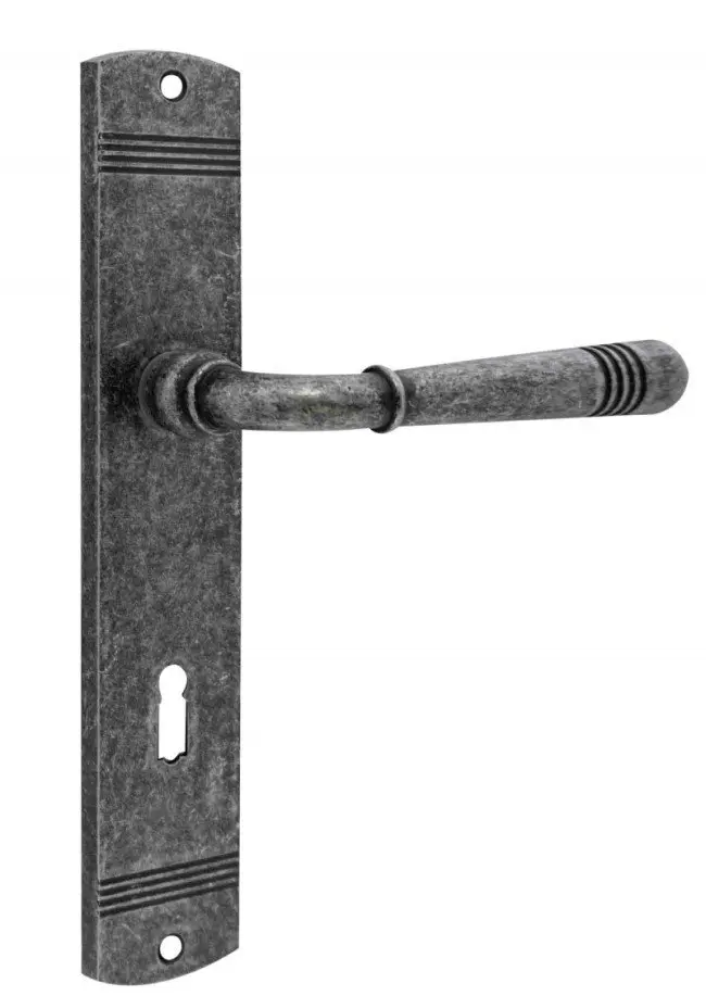 PROGRIFF klamka drzwiowa Helena kolor antyczny szary znal dkładka długa