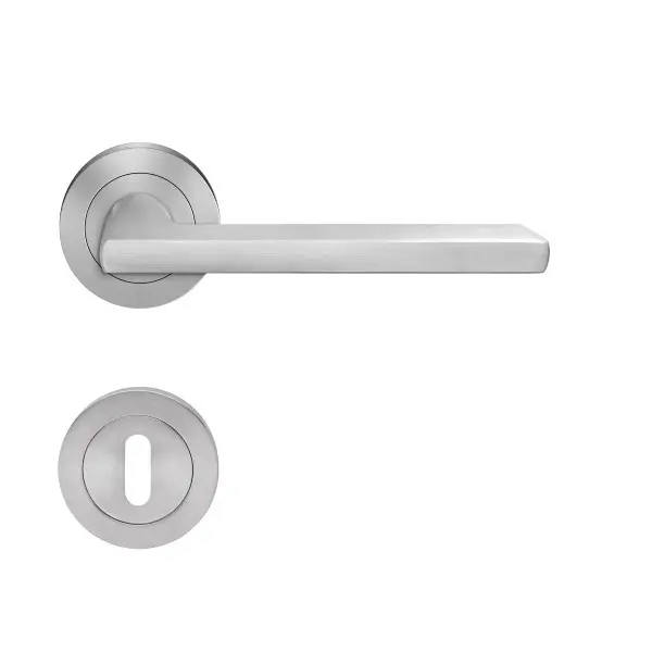 Montana ER54 stal nierdzewna matowa rozeta okrągła zestaw do drzwi pokojowych BB - Karcher Design