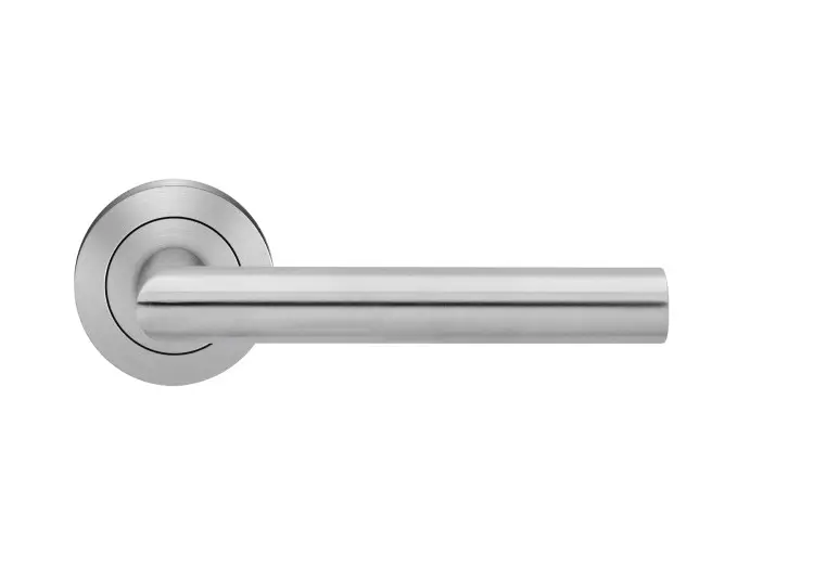 Rhodos ER/EN 28 OS stal nierdzewna matowa okrągła rozeta zestaw do drzwi pokojowych - Karcher design