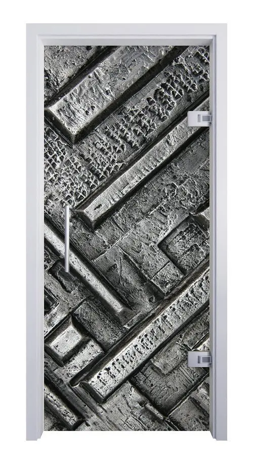 ERKELENZ drzwi szklane Metal fotodruk