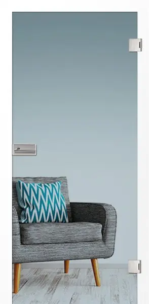 Zdjęcie drzwi przeszklonych Float szary- Erkelenz