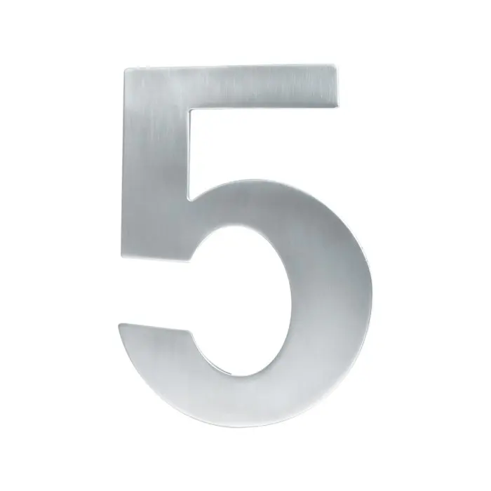 KARCHER DESIGN Numer domu 5 Stal szlachetna matowa 100 mm