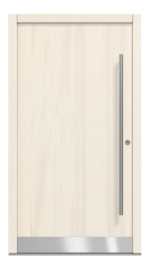 Kneer Haustür Holz 305 Fichte LAS-30-12-Fichte LAS-30-12 Frontansicht außen