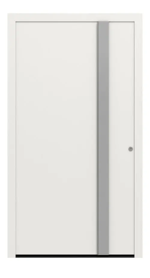 Hörmann Haustür ThermoSafe 568 RAL 9016-RAL 9016 Frontansicht außen