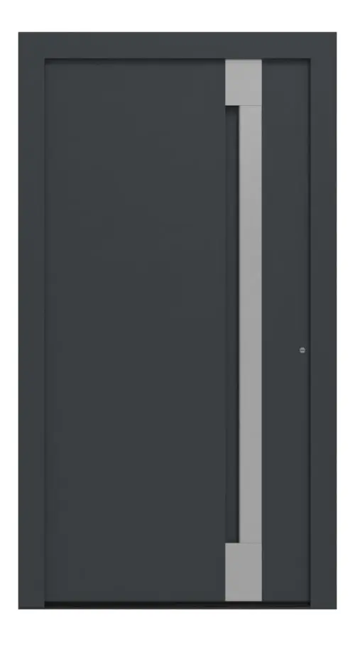 Hörmann Haustür ThermoCarbon 308 RAL 7016-RAL 9016 Frontansicht außen