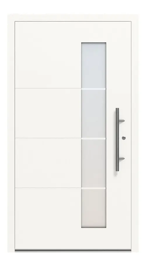 Splendoor Haustür COMFORT C1060 RAL 9016-RAL 9016 Frontansicht außen