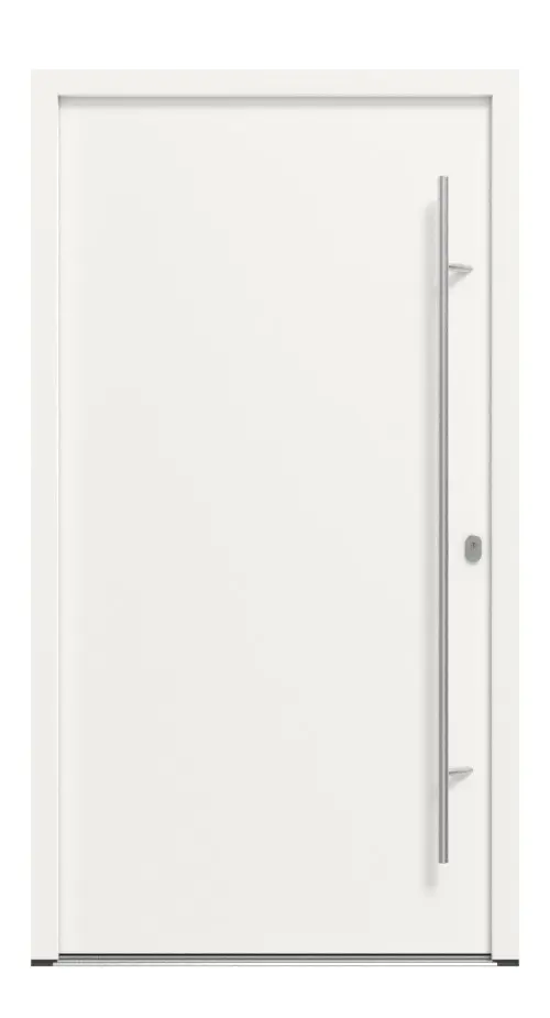 Haustür System S68 ZL ARCTIC Artemida RAL 9016-RAL 9016 Frontansicht außen