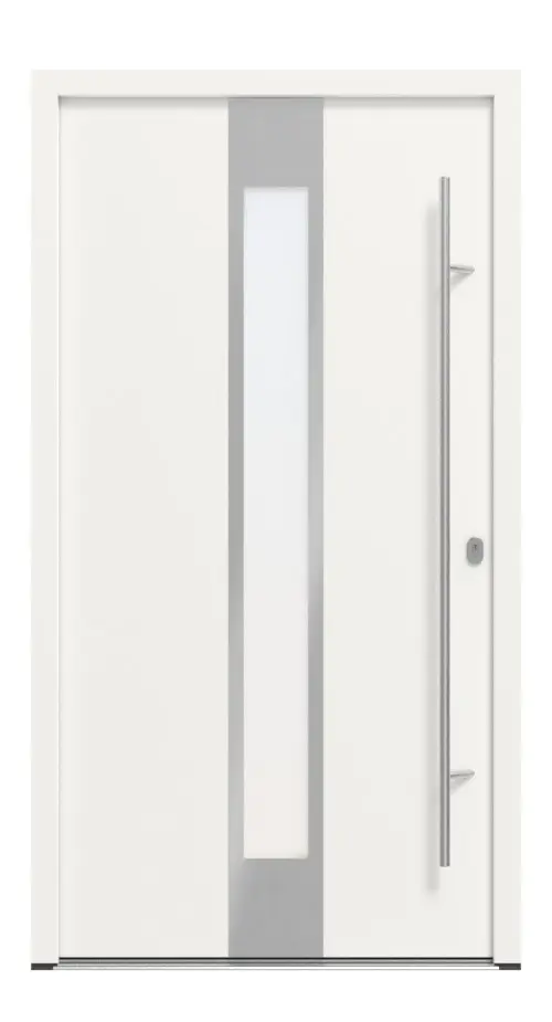 Haustür System S68 ZL ARCTIC Neptun RAL 9016-RAL 9016 Frontansicht außen