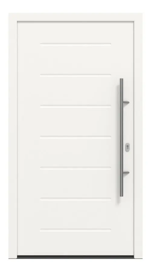 Hörmann Haustür ISOPRO IP 015 RAL 9016-RAL 9016 Frontansicht außen