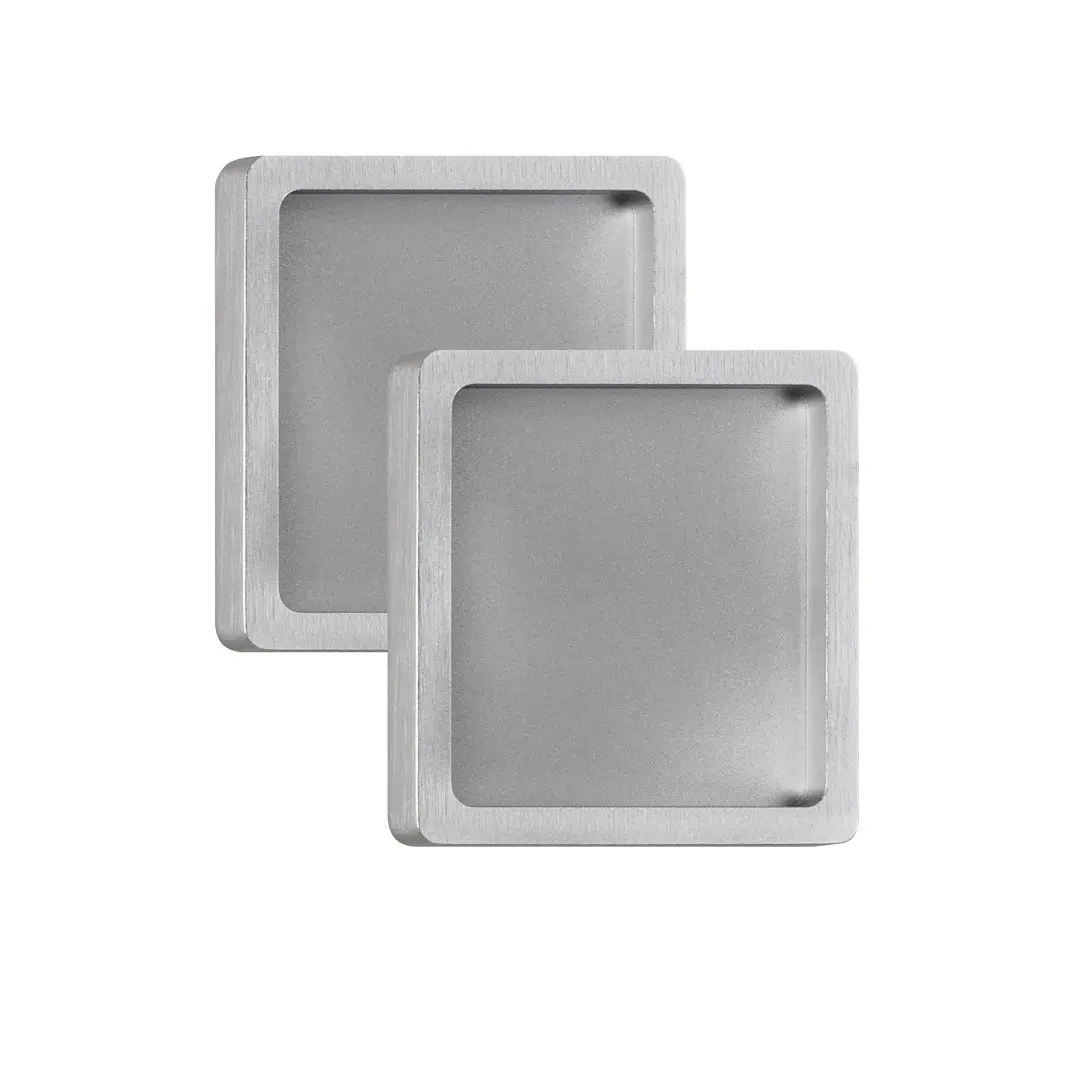 FLEXO para kwadratowych uchwytów wpuszczanych muszlowych w optyce stali nierdzewnej