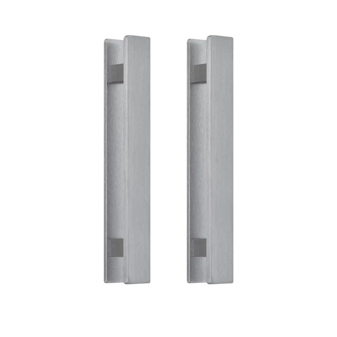 FLEXO Para uchwytów drążkowych prostokątne ze stali szlachetnej