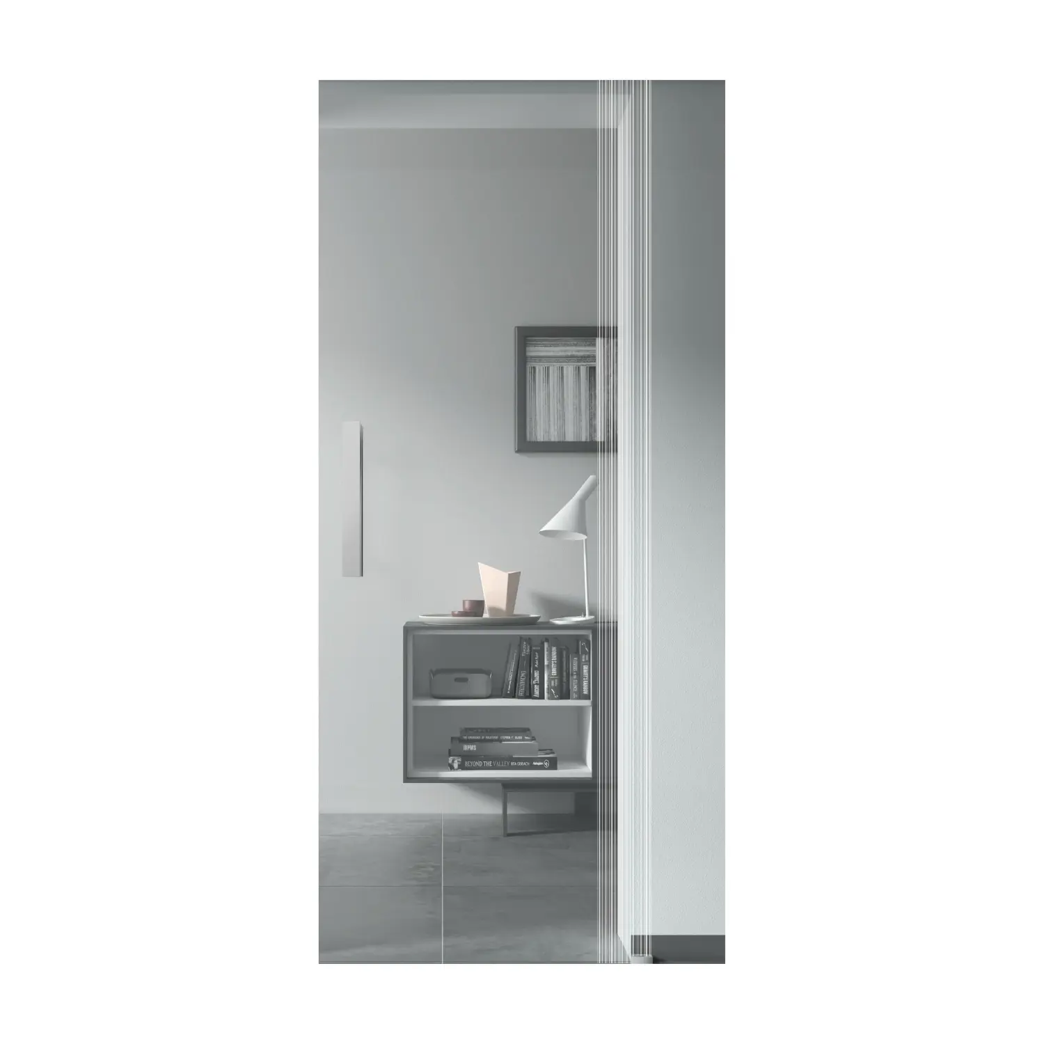 FLEXO drzwi przesuwne szklane szkło przezroczyste Linea L 5644