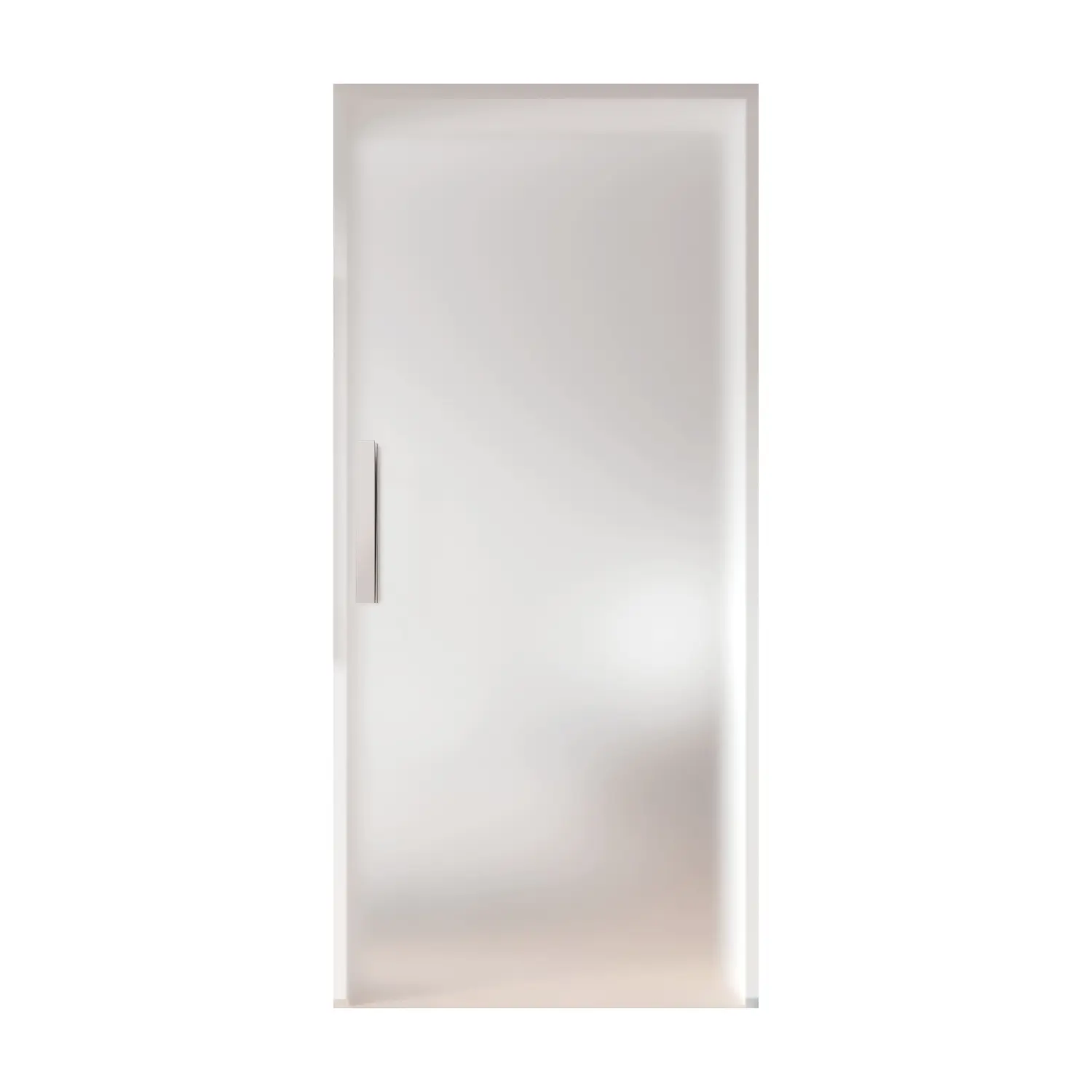 Widok szklanych drzwi przesuwnych FLEXO satynowane 1102