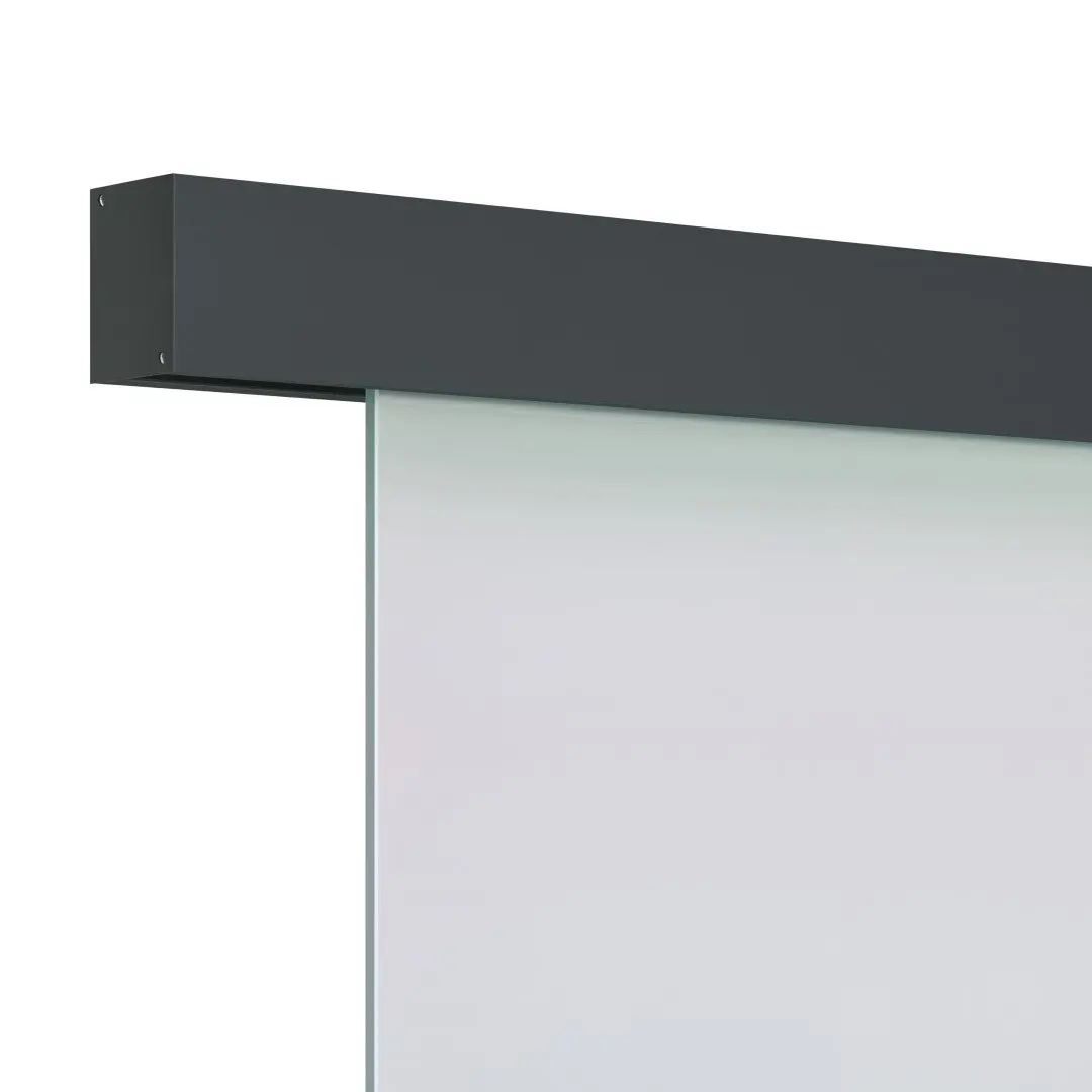 Widok systemu drzwi przesuwnych FLEXO Finesse czarny matowy