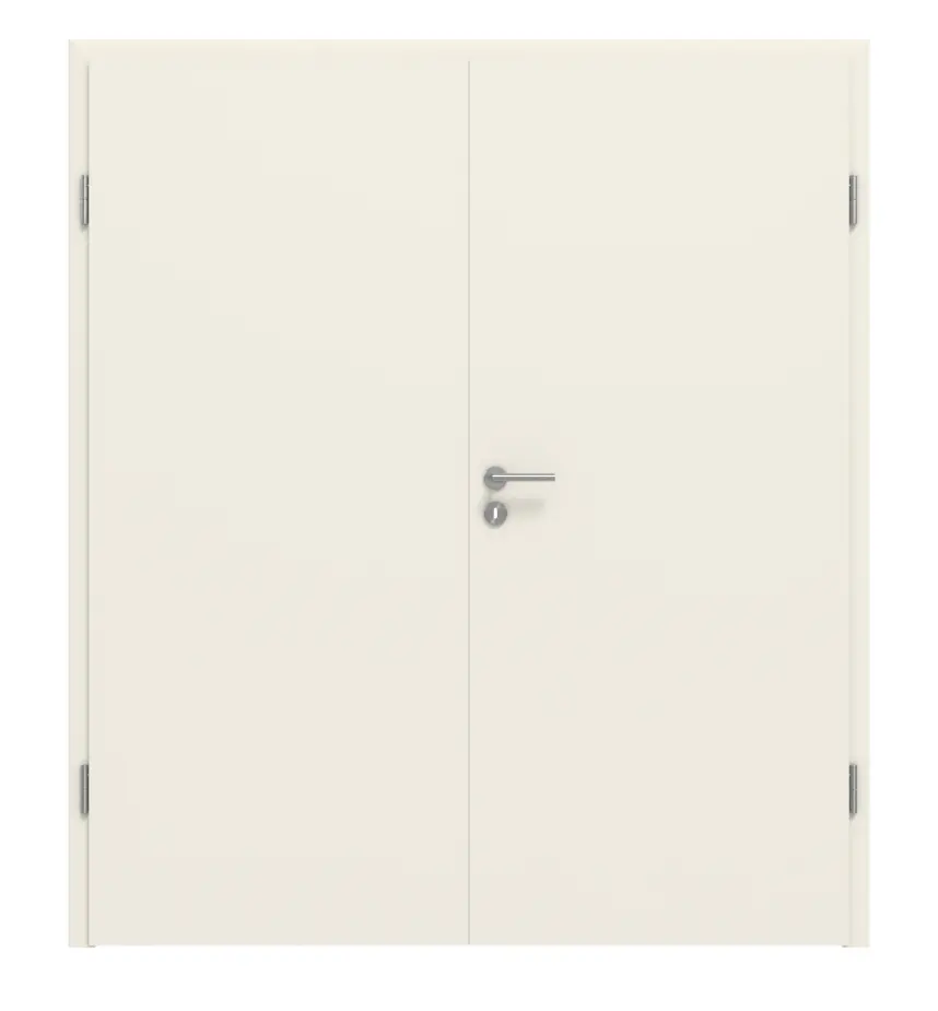 HÖRMANN Drzwi dwuskrzydłowe biel czysta RAL 9010 lakier ProLine z ościeżnicą