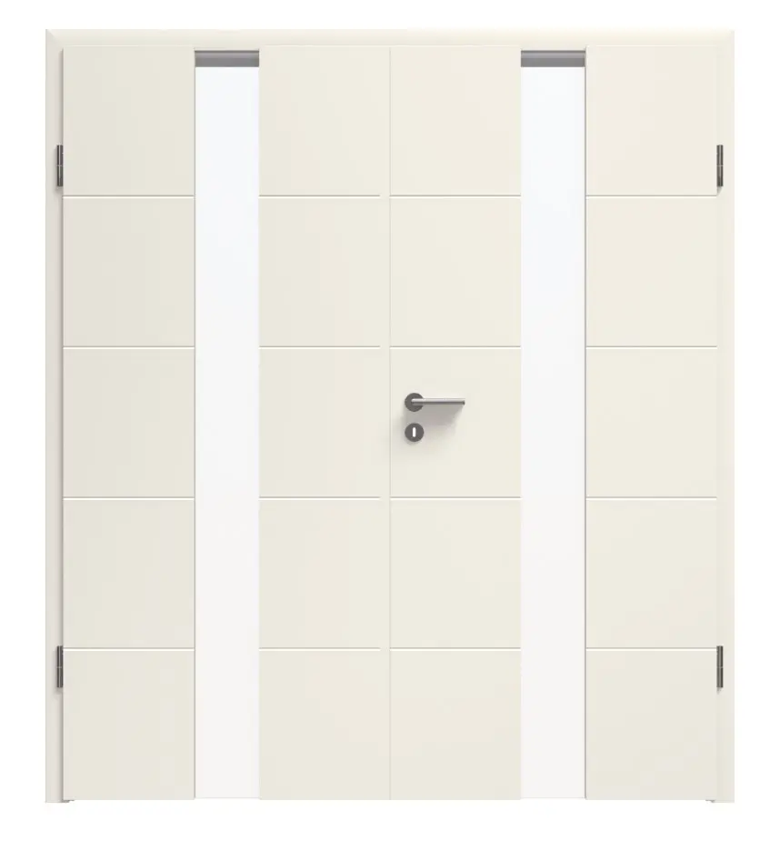 Zdjęcie Linea 03 LA-03 biały lakier Premium drzwi dwuskrzydłowe z ościeżnicą