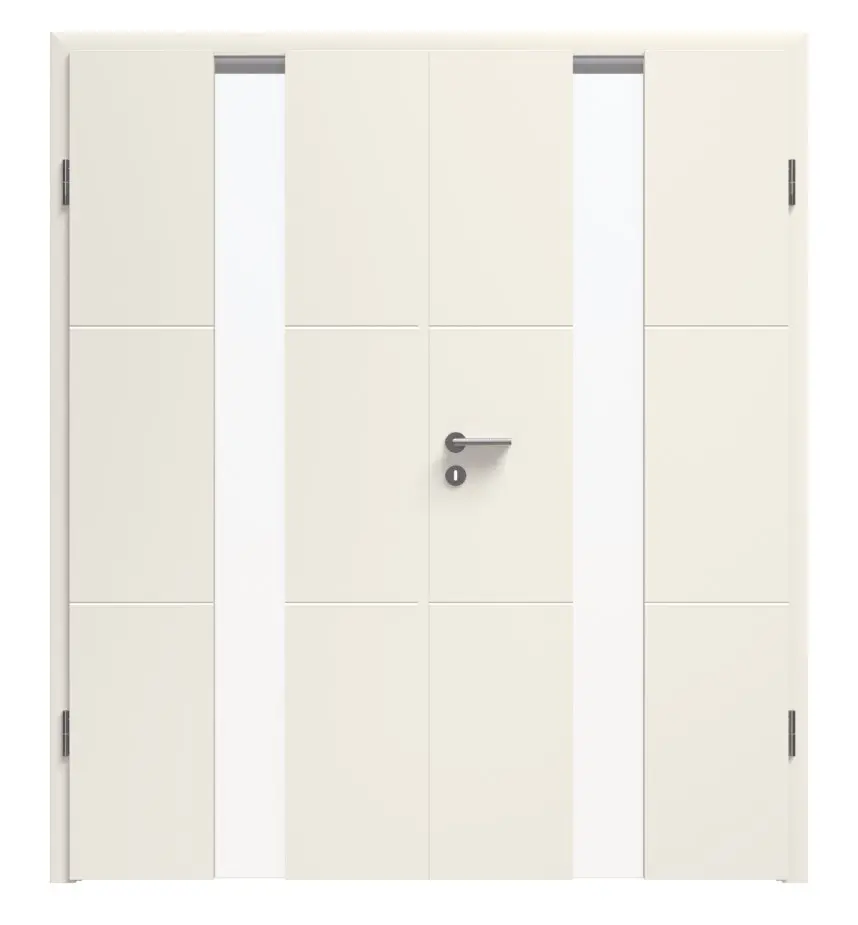 Zdjęcie Linea 07 LA-07 biały lakier Premium drzwi dwuskrzydłowe z ościeżnicą