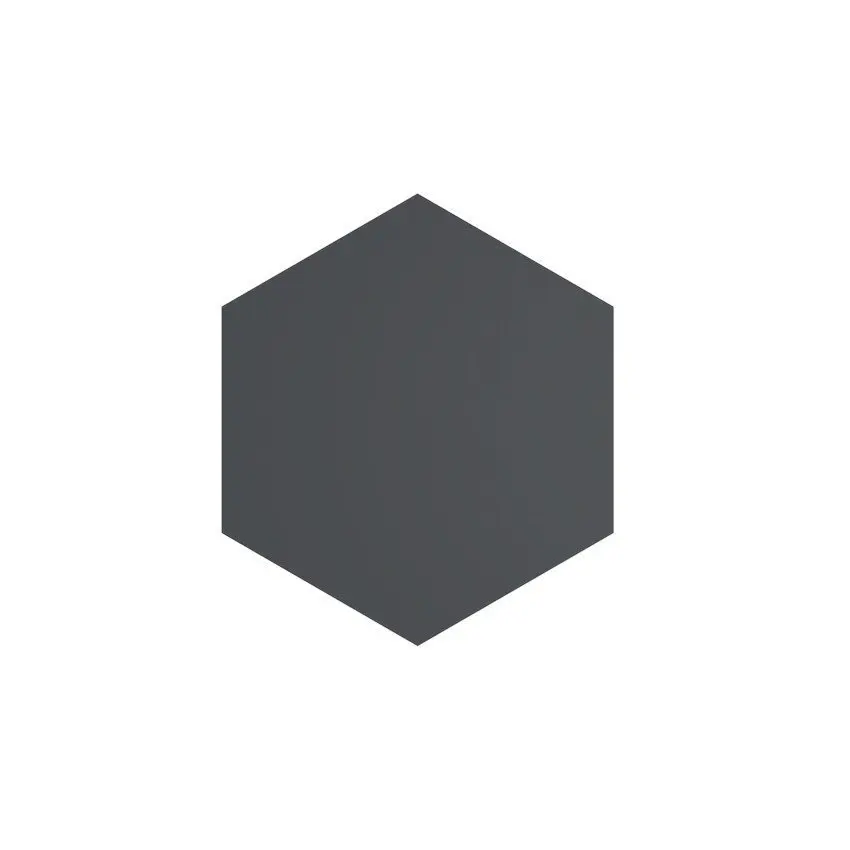 Widok na panel ścienny czarny Hexagon 300 x 300 mm zdjęcie 1