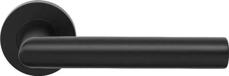 HÖRMANN klamka drzwiowa Eurodrücker Pro zaokrąglona czarny matowy bez rozety na klucz