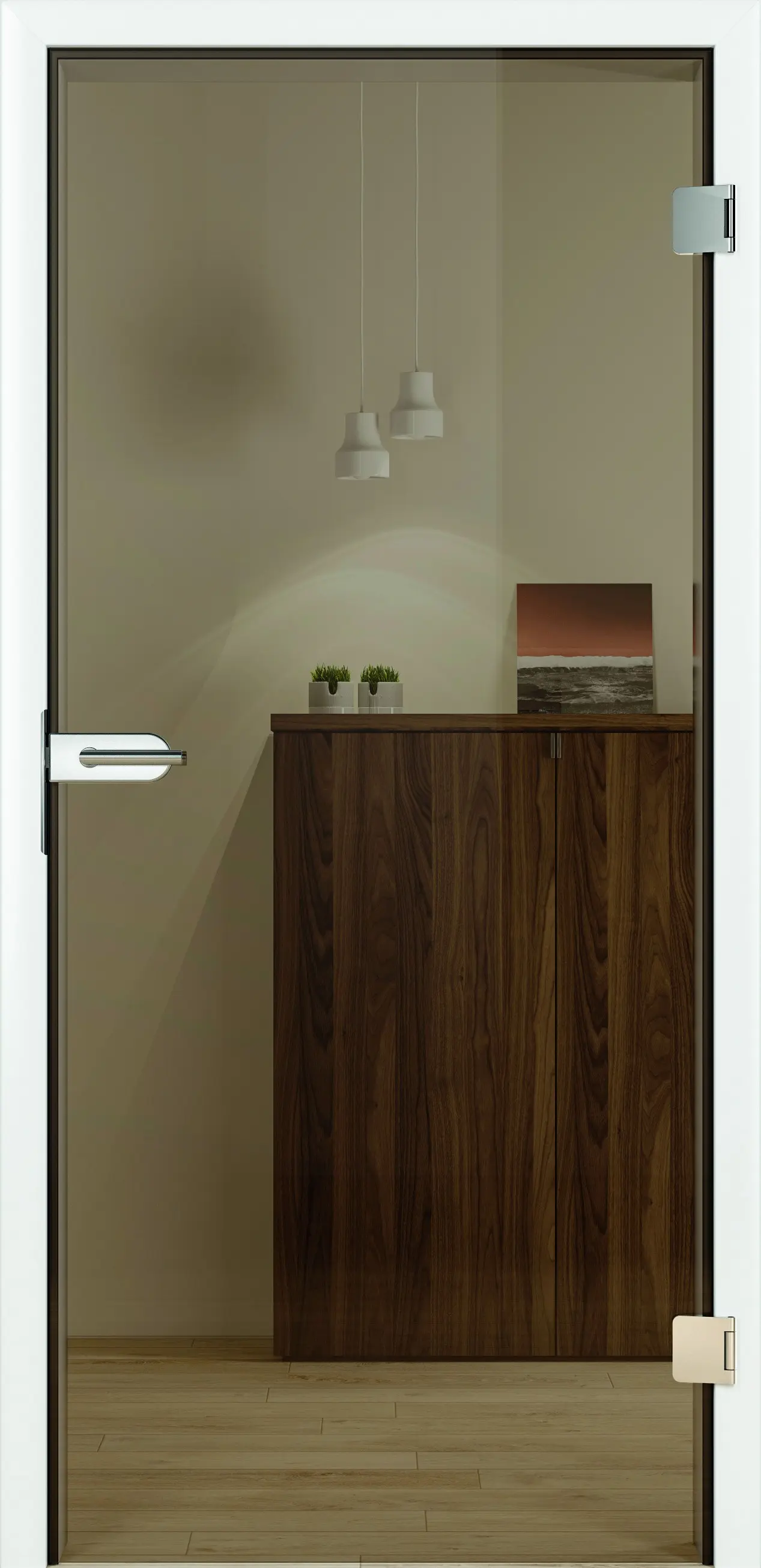 HÖRMANN drzwi wewnętrzne Clear bronze GlassLine