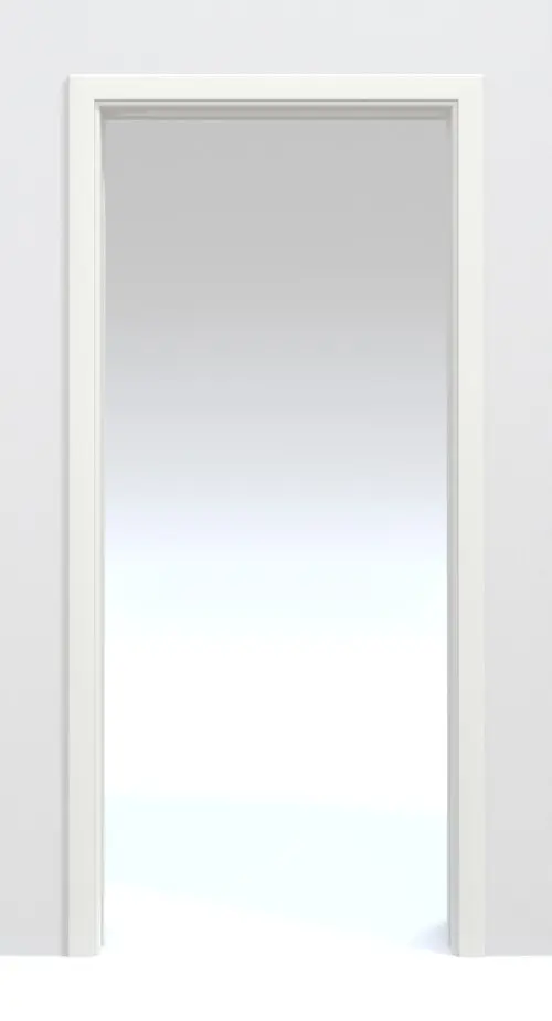 Zdjęcie systemu drzwi przesuwnych biały lakier 9010 Premium chowanego w ścianę