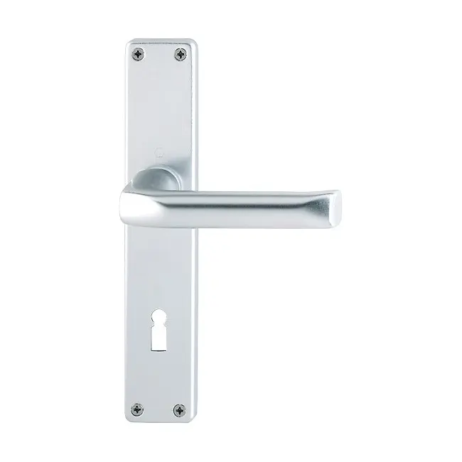 Klamka do drzwi wewnętrznych London aluminium naturalne dkładka długa – HOPPE