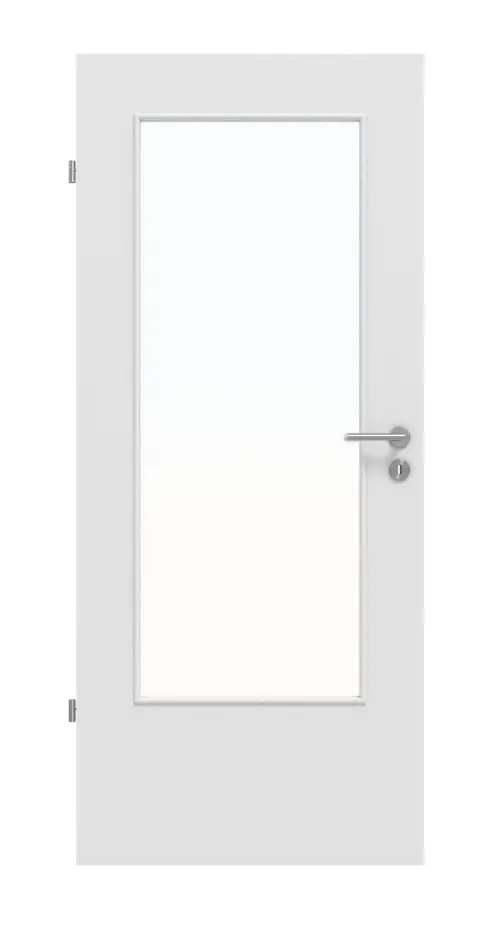 Zdjęcie od przodu: biel baliowa DIN-LA Basic Durat drzwi wewnętrzne - Huga