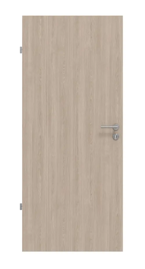 Zdjęcie z przodu drzwi wewnętrznych dąb szary Basic Durat - Huga