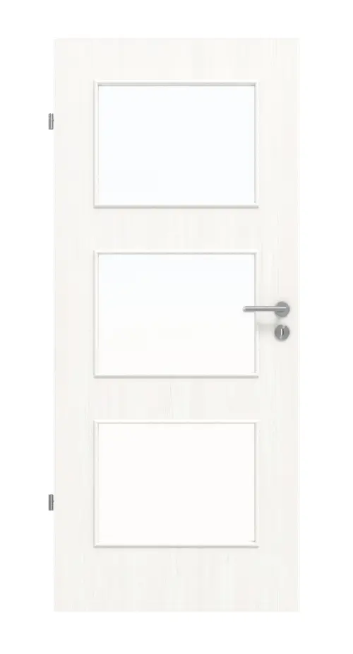 Zdjęcie frontowe drzwi wewnętrznych biel pino LA 11 Basic Durat - Huga